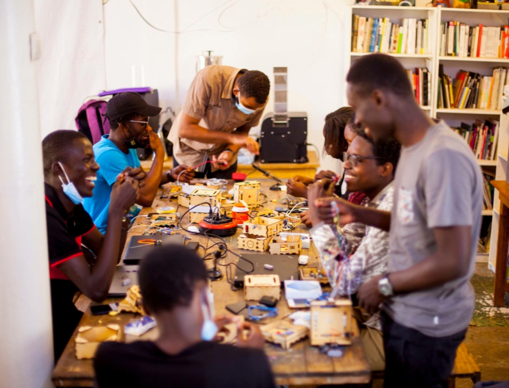 Atelier de fabrication numérique à Ker Thiossane