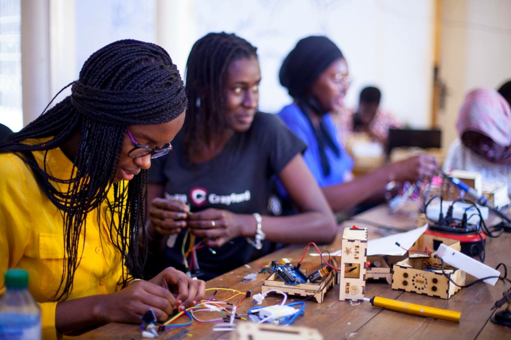 Atelier de fabrication numérique à Ker Thiossane